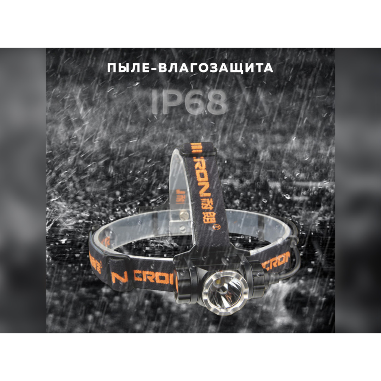 NICRON светодиодный налобный фонарь H30 1000LM IP68