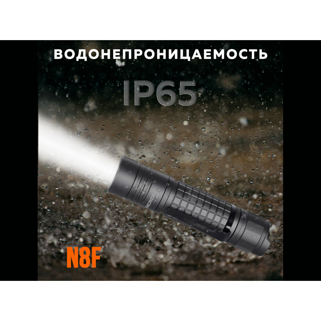 NICRON лазерный фонарик с Zoom N8F 1000LM IP65
