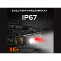 NICRON светодиодный налобный двухлучевой фонарик H15Plus 500LM IP67 NICRON светодиодный налобный двухлучевой фонарик H15Plus 500LM IP67