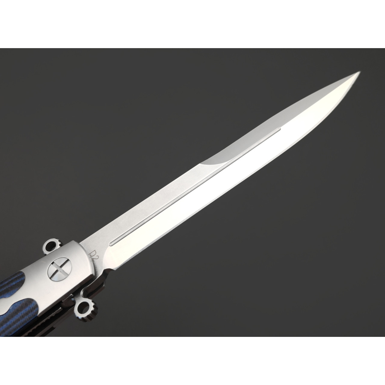 Steelclaw складной нож Командор-03 сталь D2 satin, рукоять G10 black & blue