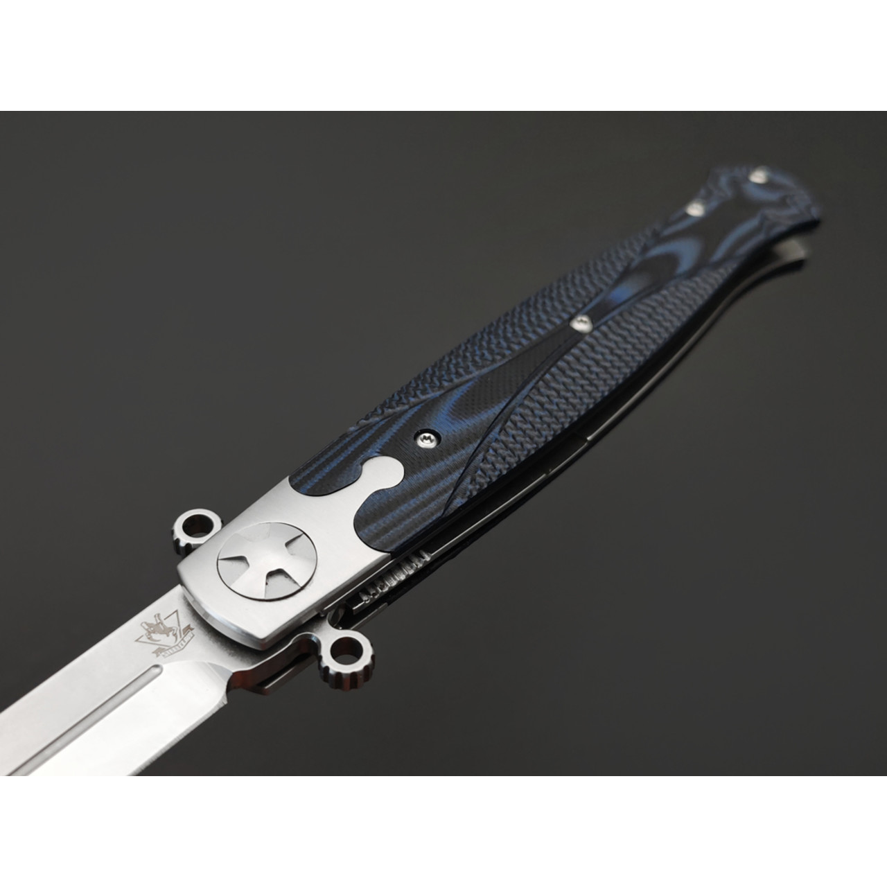 Steelclaw складной нож Командор-03 сталь D2 satin, рукоять G10 black & blue