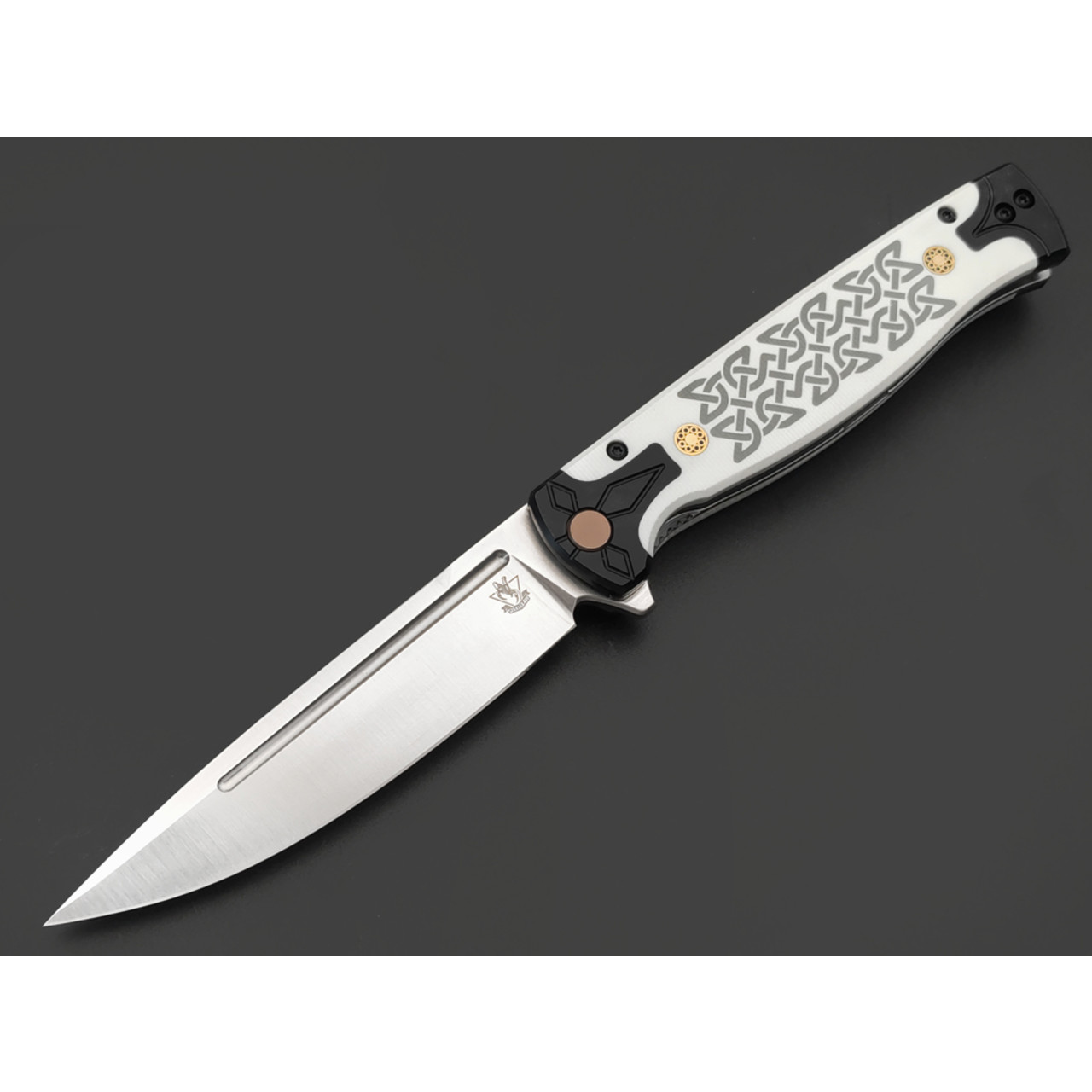 Steelclaw складной нож Хорс-01 сталь VG-10 satin, рукоять G10 white