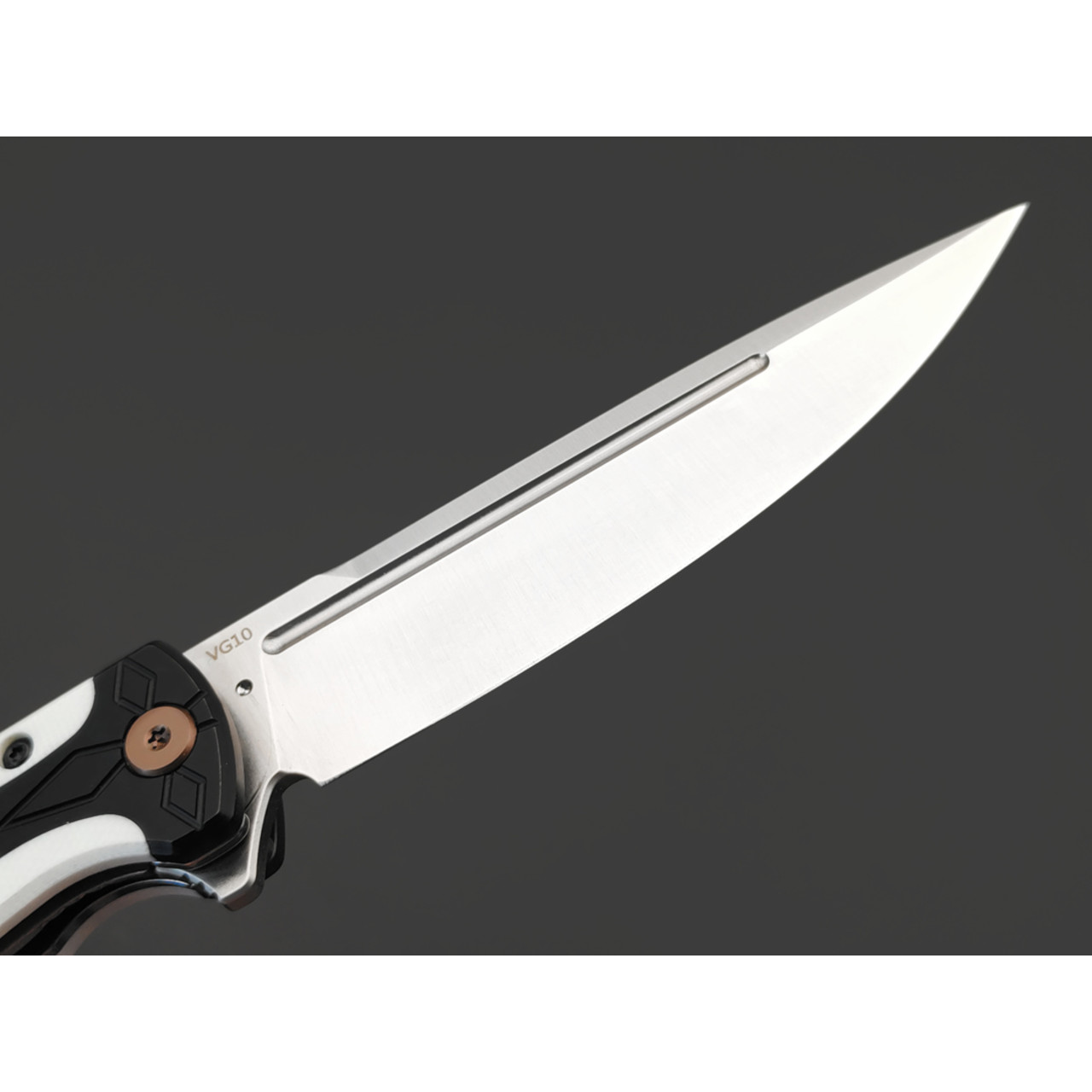 Steelclaw складной нож Хорс-01 сталь VG-10 satin, рукоять G10 white
