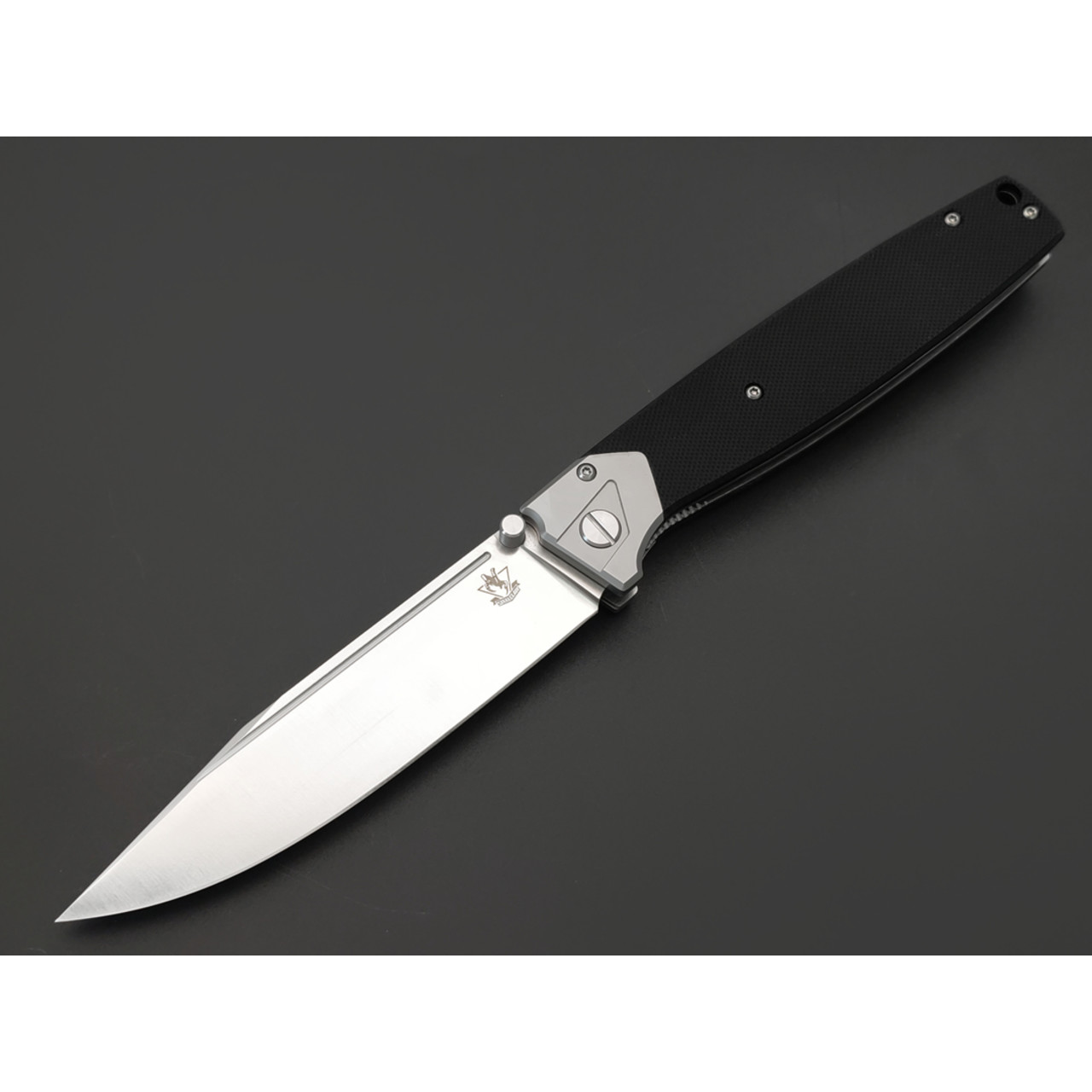 Steelclaw складной нож Вал-03 сталь D2 сатин, рукоять G10 чёрный, Алюминий