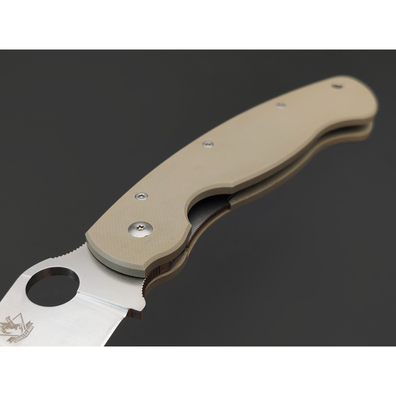 Steelclaw складной нож Боец-3 сталь D2 satin, рукоять G10 tan