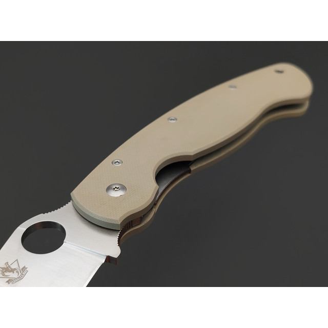Steelclaw складной нож Боец-3 сталь D2 satin, рукоять G10 tan