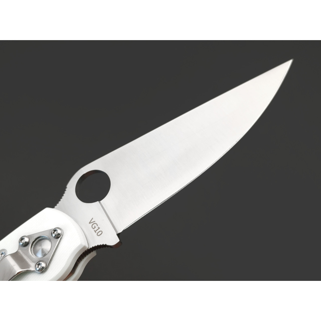 Steelclaw складной нож Боец-3 S-4V Черепахи сталь VG-10 satin, рукоять G10 white