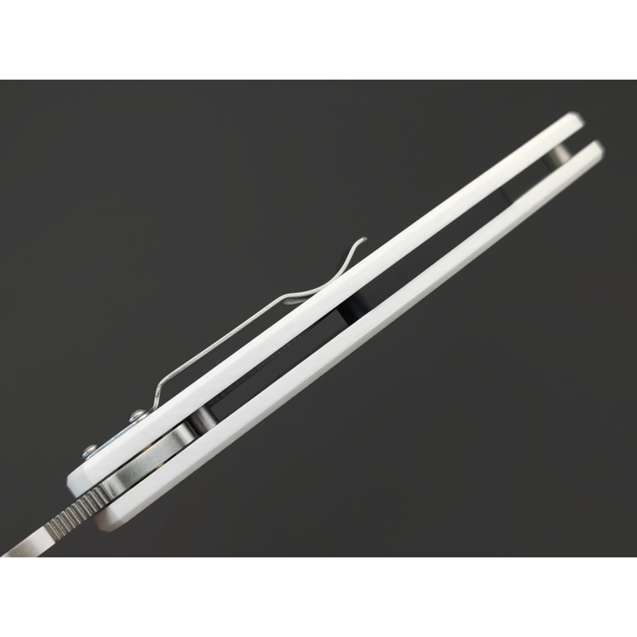 Steelclaw складной нож Боец-3 S-4V Черепахи сталь VG-10 satin, рукоять G10 white