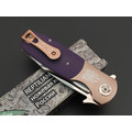 Reptilian складной нож Буян-04 сталь D2 satin, рукоять G10 purple