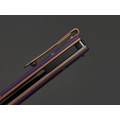Reptilian складной нож Буян-04 сталь D2 satin, рукоять G10 purple