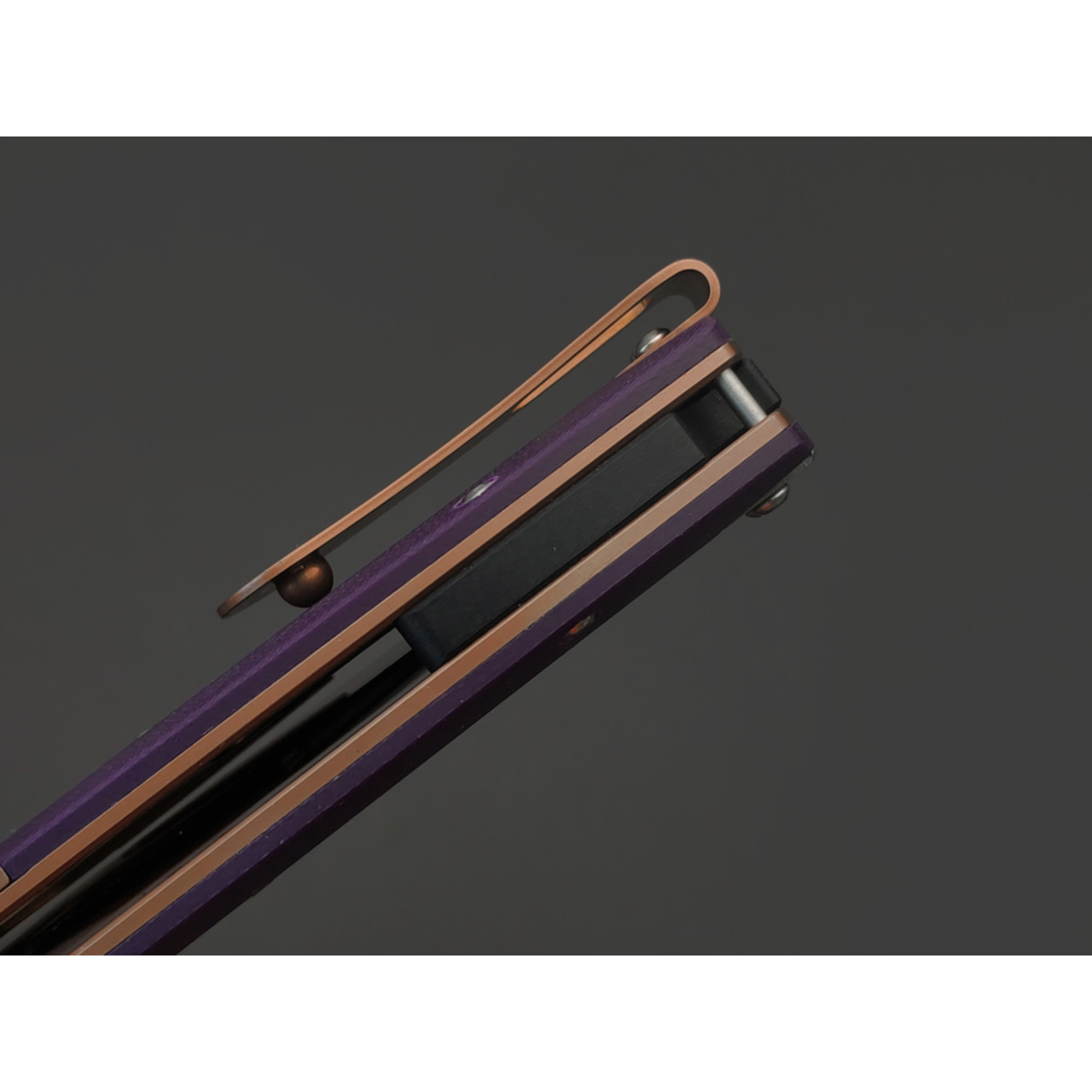Reptilian складной нож Буян-04 сталь D2 satin, рукоять G10 purple