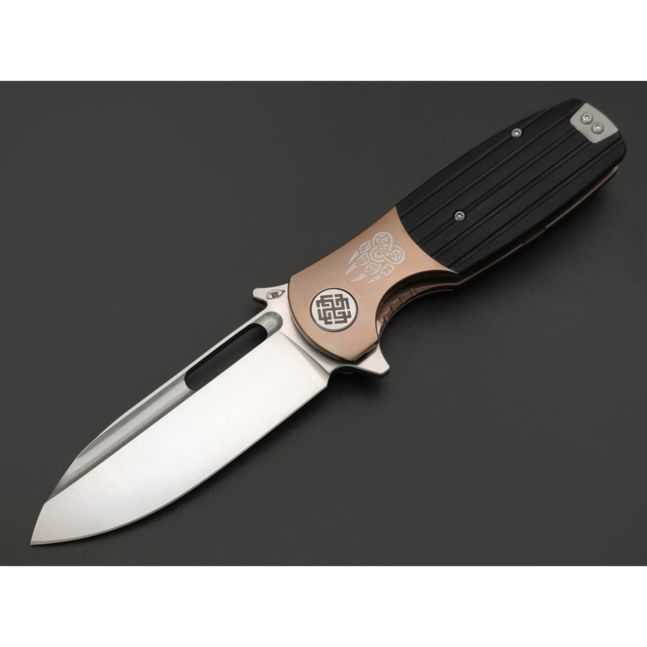 Reptilian складной нож Буян-01 сталь D2 satin, рукоять G10 black