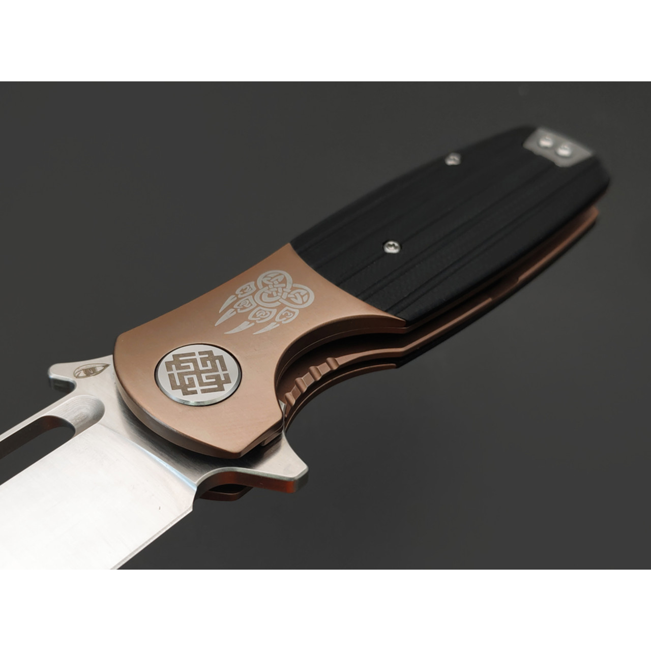 Reptilian складной нож Буян-01 сталь D2 satin, рукоять G10 black