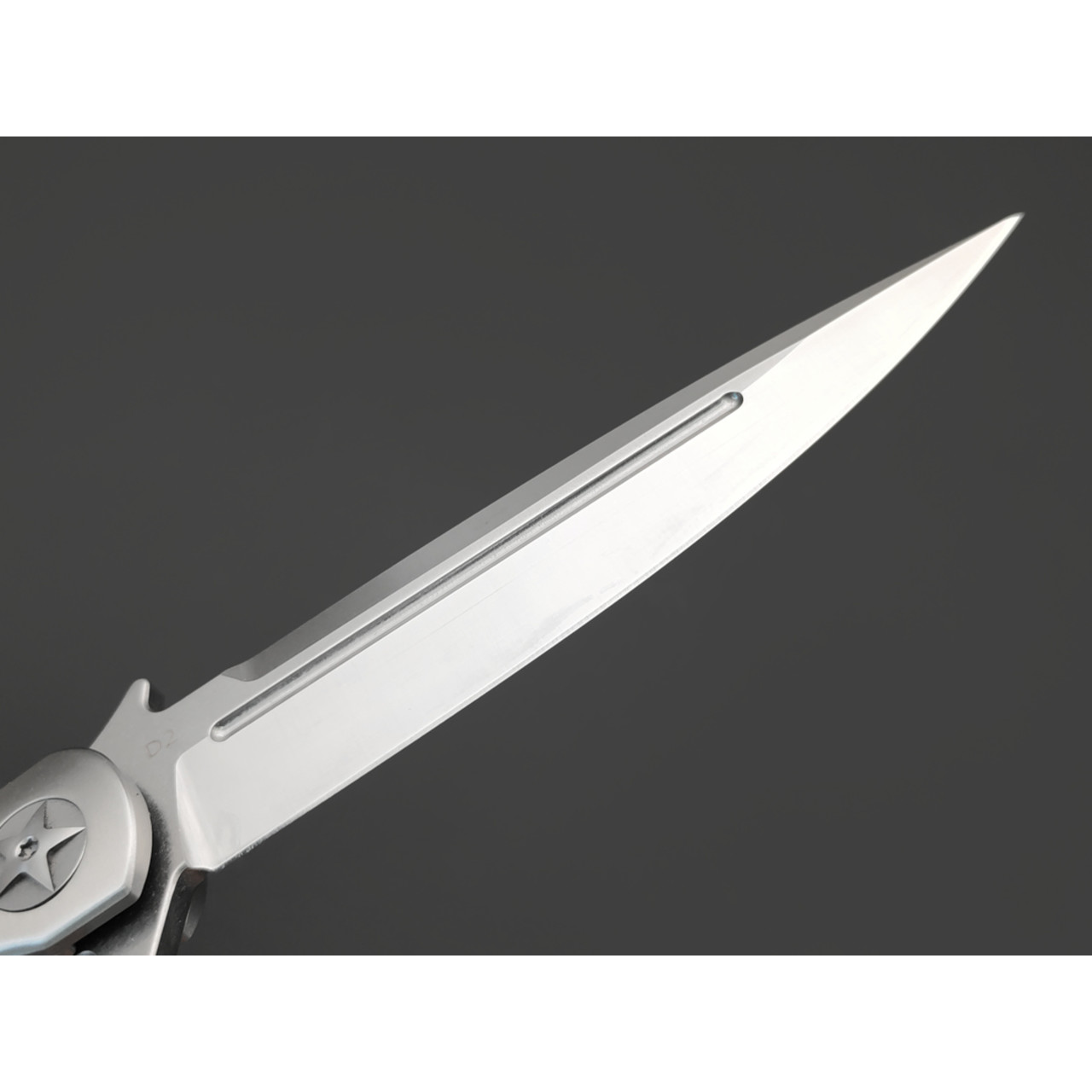Reptilian складной нож НКВД-01-2 сталь D2 satin, рукоять G10 black