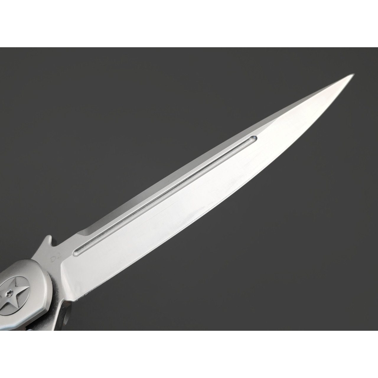 Reptilian складной нож НКВД-01-2 сталь D2 satin, рукоять G10 black