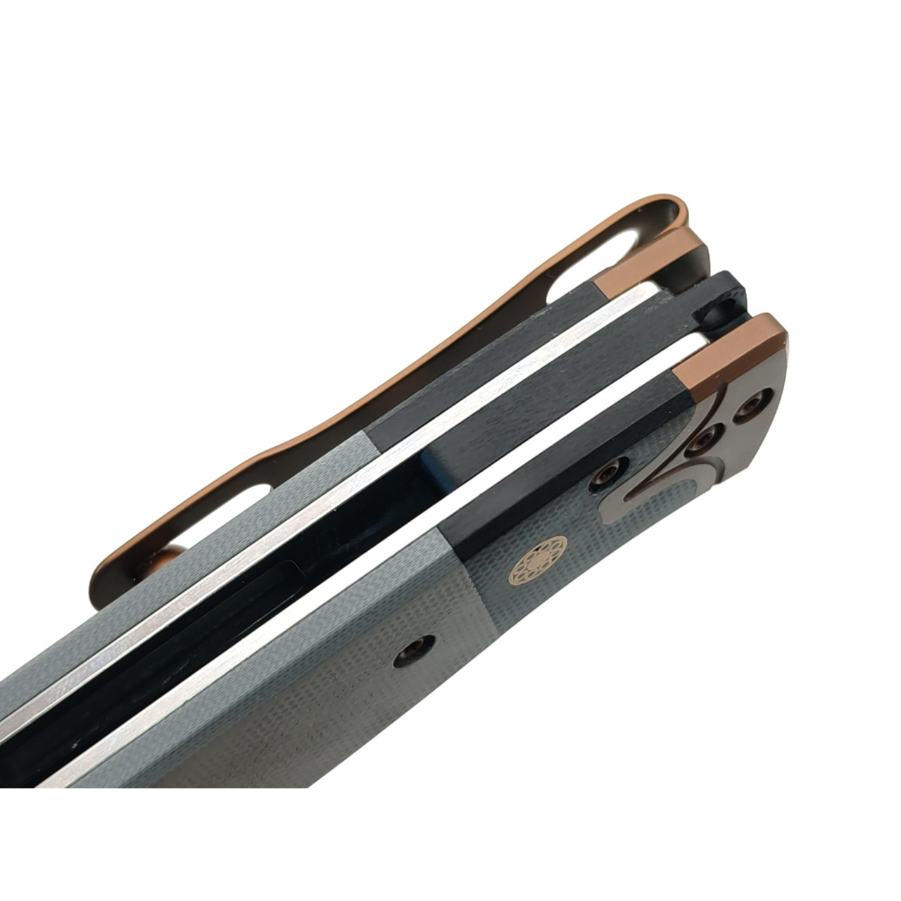 Steelclaw складной нож Хорс-03S сталь VG-10 black, рукоять G10 black & grey