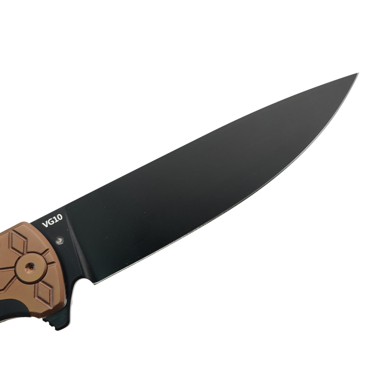Steelclaw складной нож Хорс-03S сталь VG-10 black, рукоять G10 black & grey
