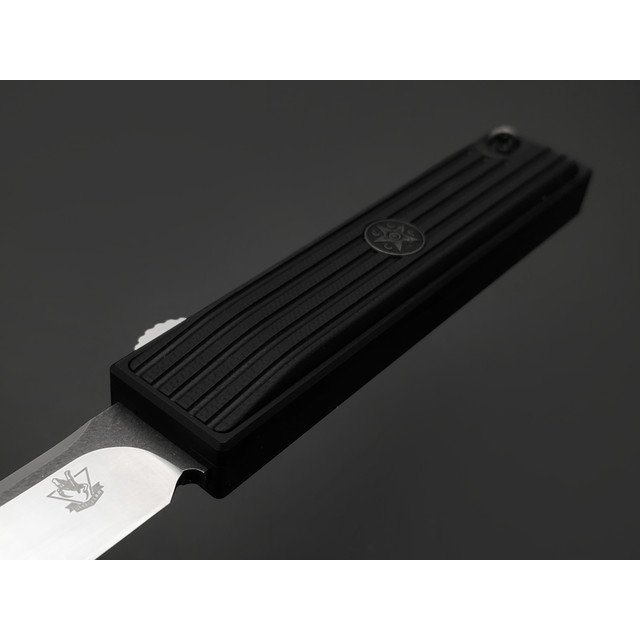 Steelclaw фронтальный нож ТТ-3 сталь D2 satin, рукоять Aluminum, G10