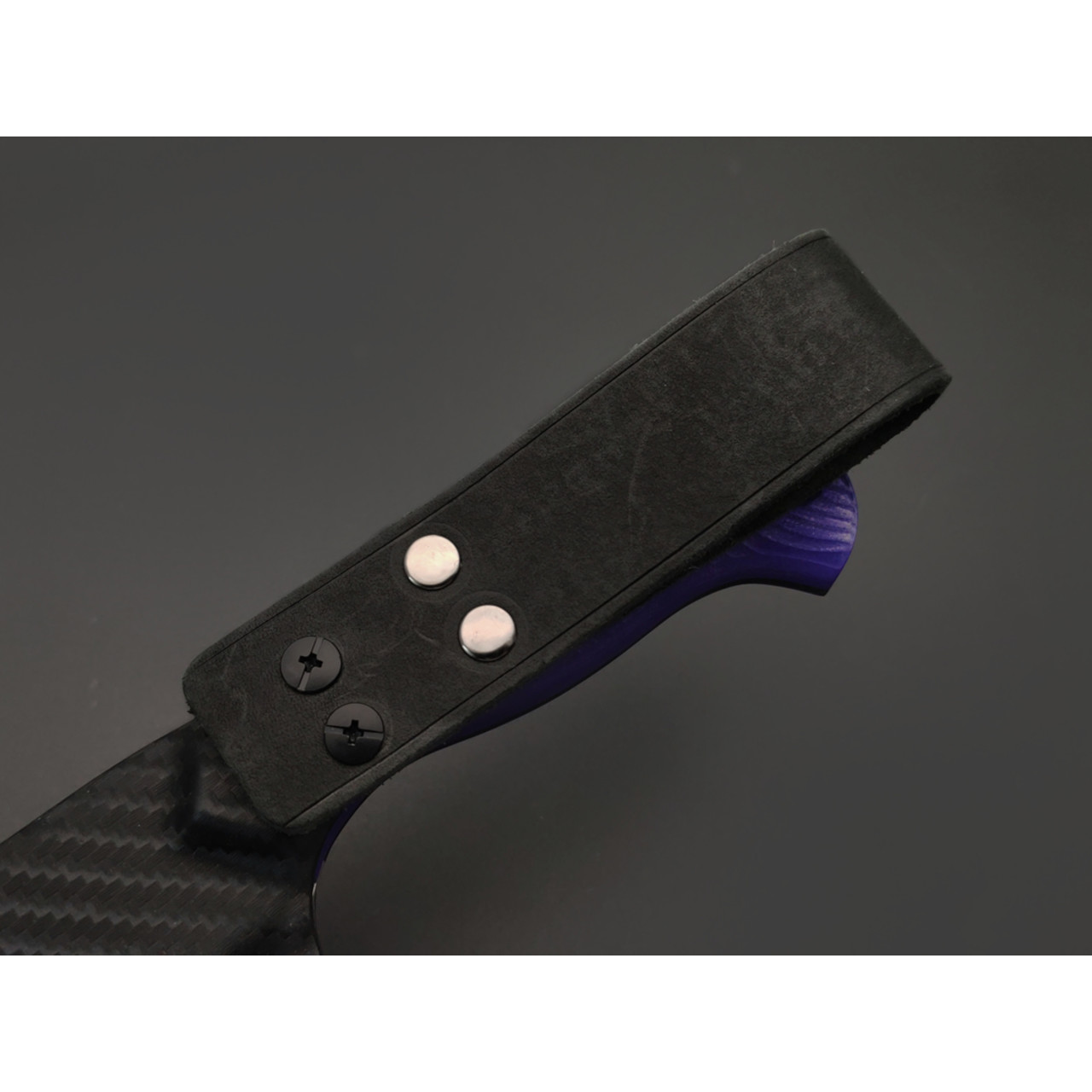 7 ножей нож Пиранья гибрид сталь N690 satin, рукоять G10 purple & black