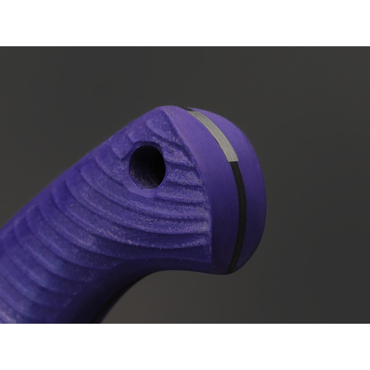 7 ножей нож Пиранья гибрид сталь N690 satin, рукоять G10 purple & black