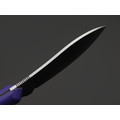 7 ножей нож Нессмук гибрид сталь VG-10 satin, спуски конвекс, рукоять G10 purple & black 7 ножей нож Нессмук гибрид сталь VG-10 satin, спуски конвекс, рукоять G10 purple & black