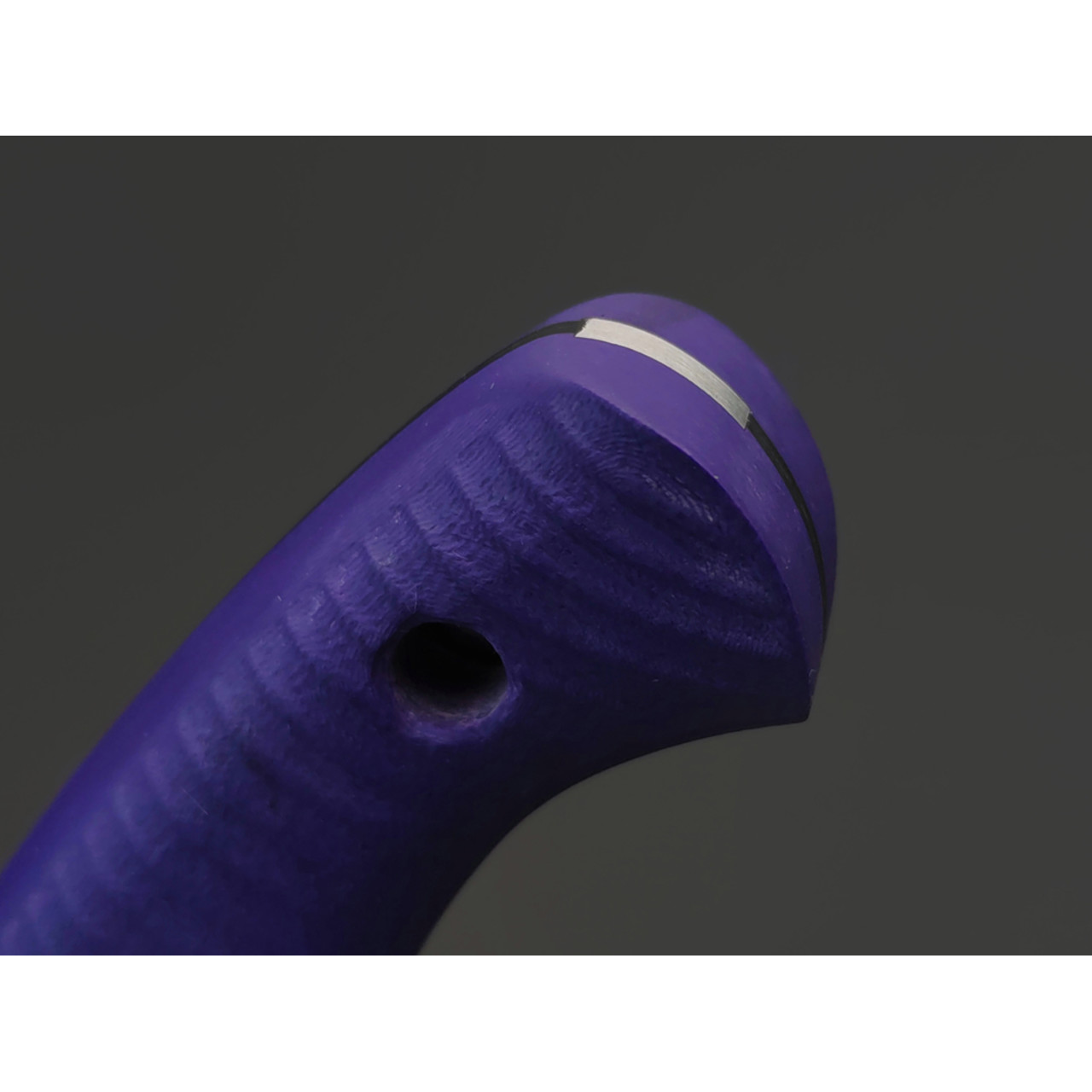 7 ножей нож Нессмук гибрид сталь VG-10 satin, спуски конвекс, рукоять G10 purple & black