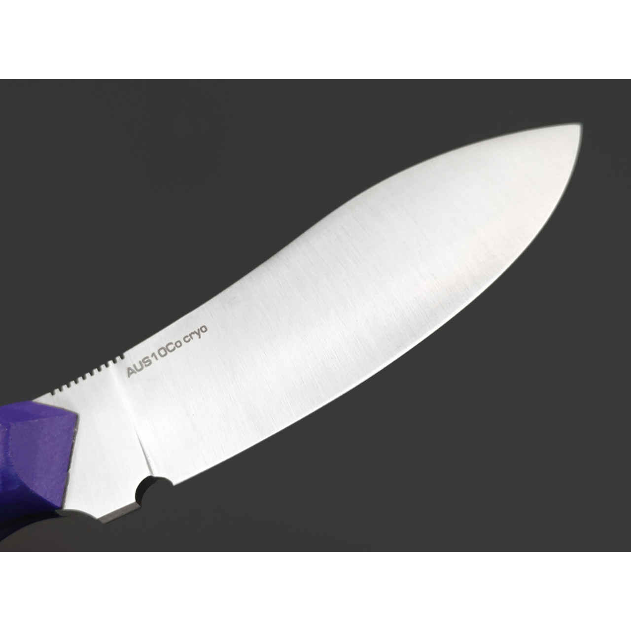 7 ножей нож Нессмук гибрид сталь Aus-10Co satin, спуски конвекс, рукоять G10 purple & black