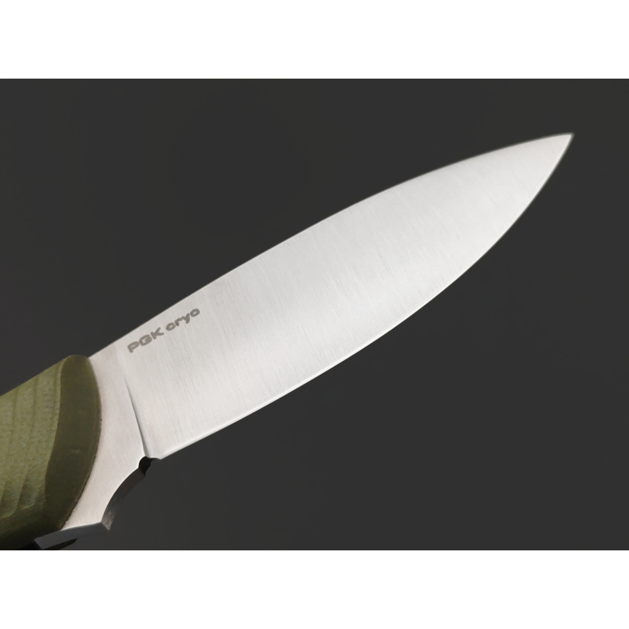 7 ножей нож Колибри гибрид сталь PGK satin, спуски конвекс, рукоять G10 olive & black