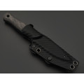7 ножей нож Колибри гибрид сталь Elmax satin, рукоять Carbon fiber, ножны Kydex black