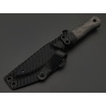 7 ножей нож Колибри гибрид сталь Elmax satin, рукоять Carbon fiber, ножны Kydex black