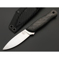 7 ножей нож Колибри гибрид сталь Elmax satin, рукоять Carbon fiber, ножны Kydex black