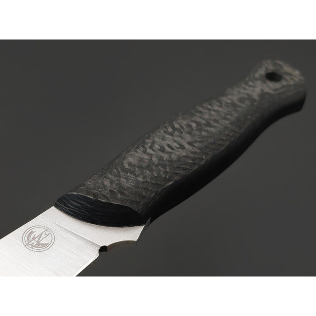 7 ножей нож Колибри гибрид сталь Elmax satin, рукоять Carbon fiber, ножны Kydex black