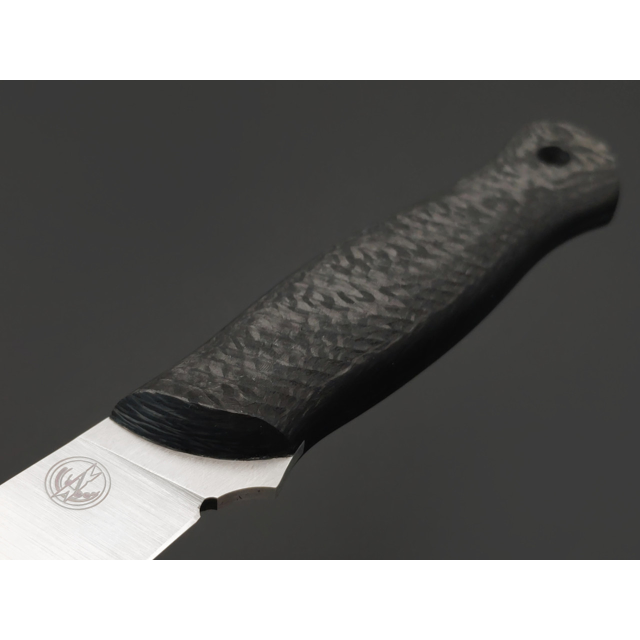 7 ножей нож Колибри гибрид сталь Elmax satin, рукоять Carbon fiber, ножны Kydex olive