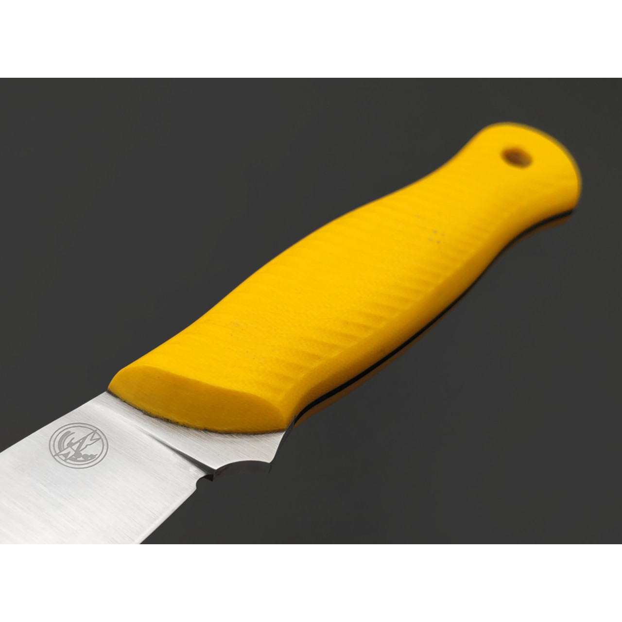 7 ножей нож Колибри гибрид сталь VG-10 satin, спуски конвекс, рукоять G10 yellow & black