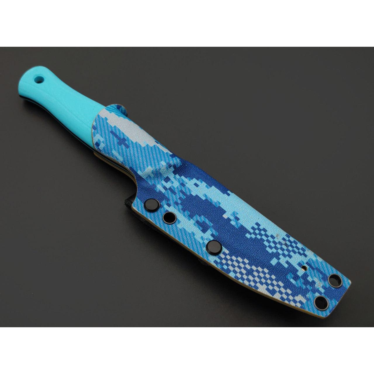 7 ножей нож Колибри XL гибрид сталь VG-10 satin, спуски конвекс, рукоять G10 tiffany & black