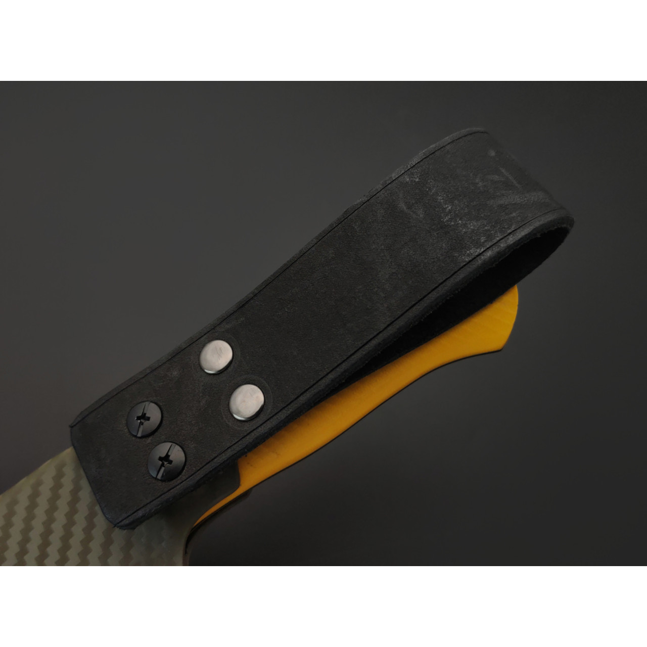 7 ножей нож Йети гибрид сталь Aus-10Co satin, спуски конвекс, рукоять G10 yellow & black