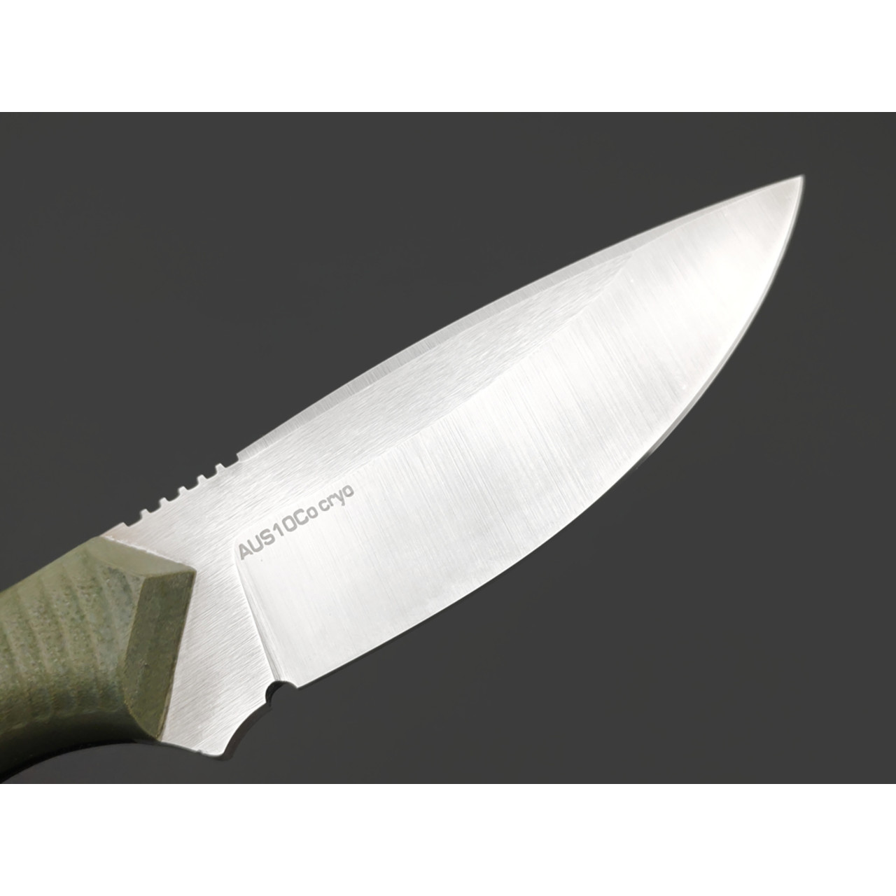 7 ножей нож Пиранья гибрид сталь Aus-10 satin, рукоять G10 olive & black
