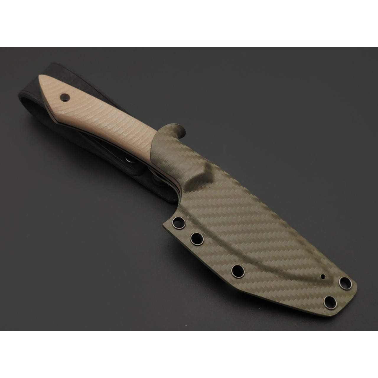 7 ножей нож Джек малый гибрид сталь BG-42 satin, рукоять G10 tan & black