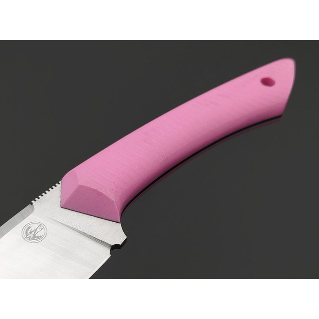 7 ножей нож Джек малый гибрид сталь PGK satin, рукоять G10 pink & black