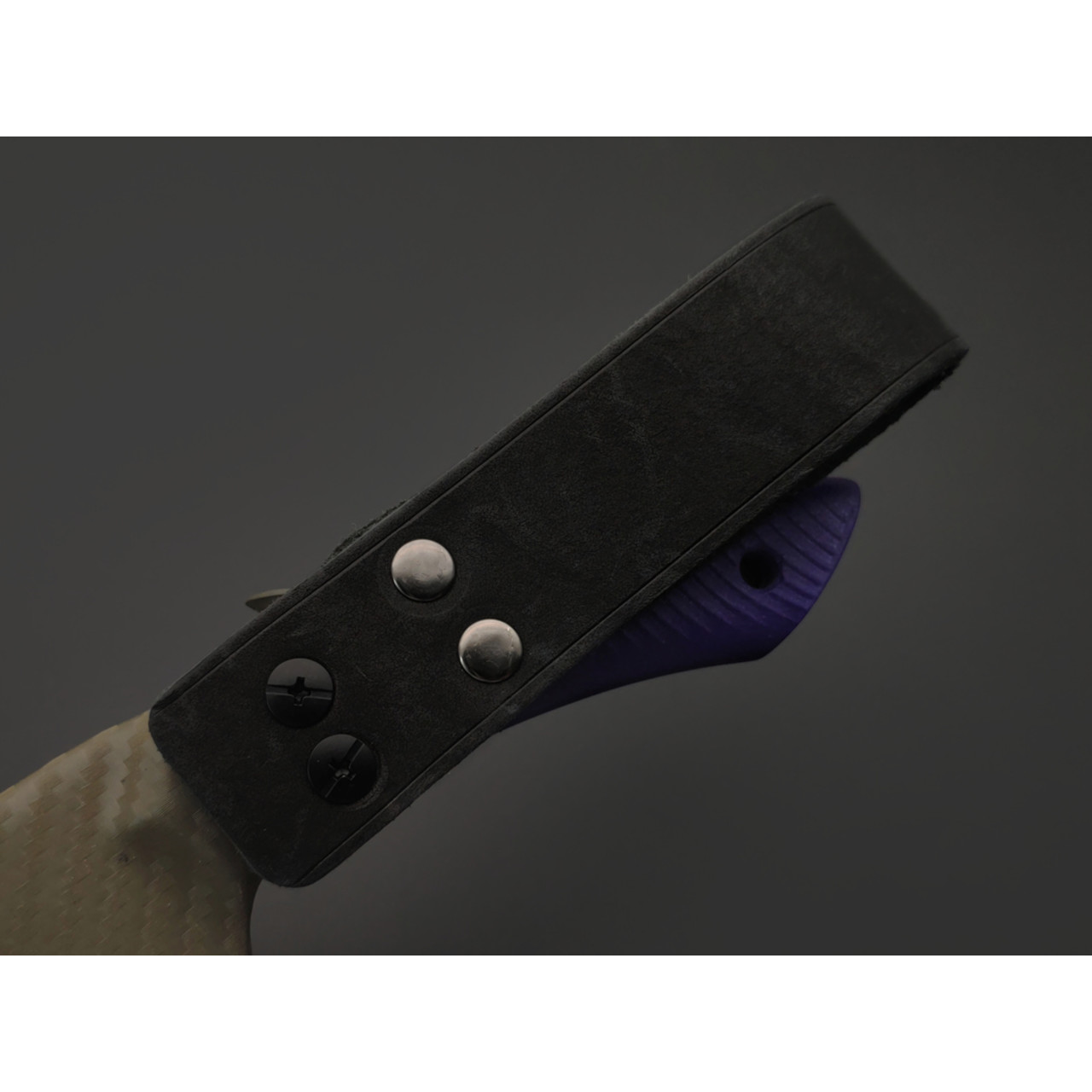 7 ножей нож Джек малый гибрид сталь Aus-10Co satin, рукоять G10 purple & black