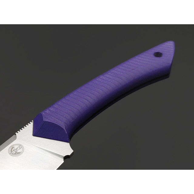 7 ножей нож Джек малый гибрид сталь Aus-10Co satin, рукоять G10 purple & black