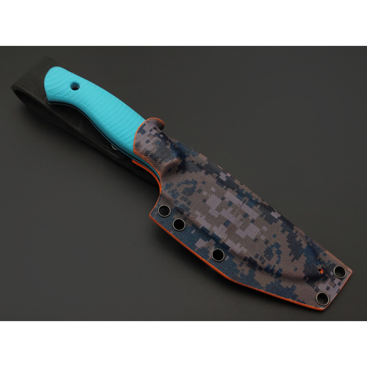 7 ножей нож Нессмук гибрид сталь Aus-10Co satin, спуски конвекс, рукоять G10 tiffany & black