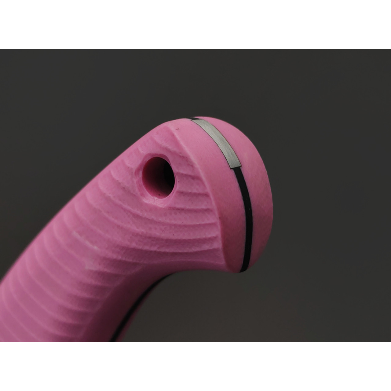 7 ножей нож Пиранья гибрид сталь Aus-10 satin, рукоять G10 pink & black