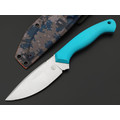 7 ножей нож Пиранья гибрид сталь PGK satin, рукоять G10 tiffany & black 7 ножей нож Пиранья гибрид сталь PGK satin, рукоять G10 tiffany & black