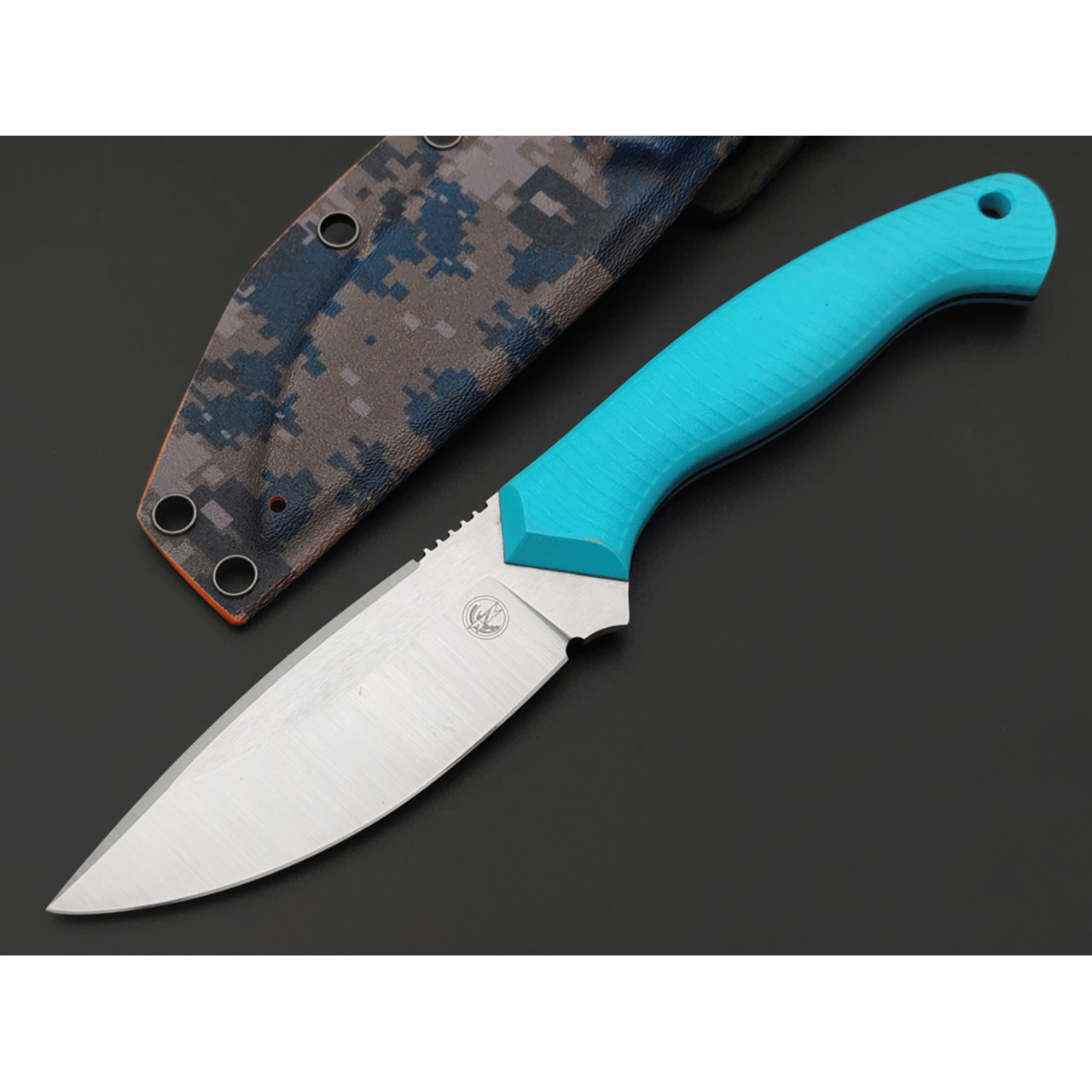 7 ножей нож Пиранья гибрид сталь PGK satin, рукоять G10 tiffany & black