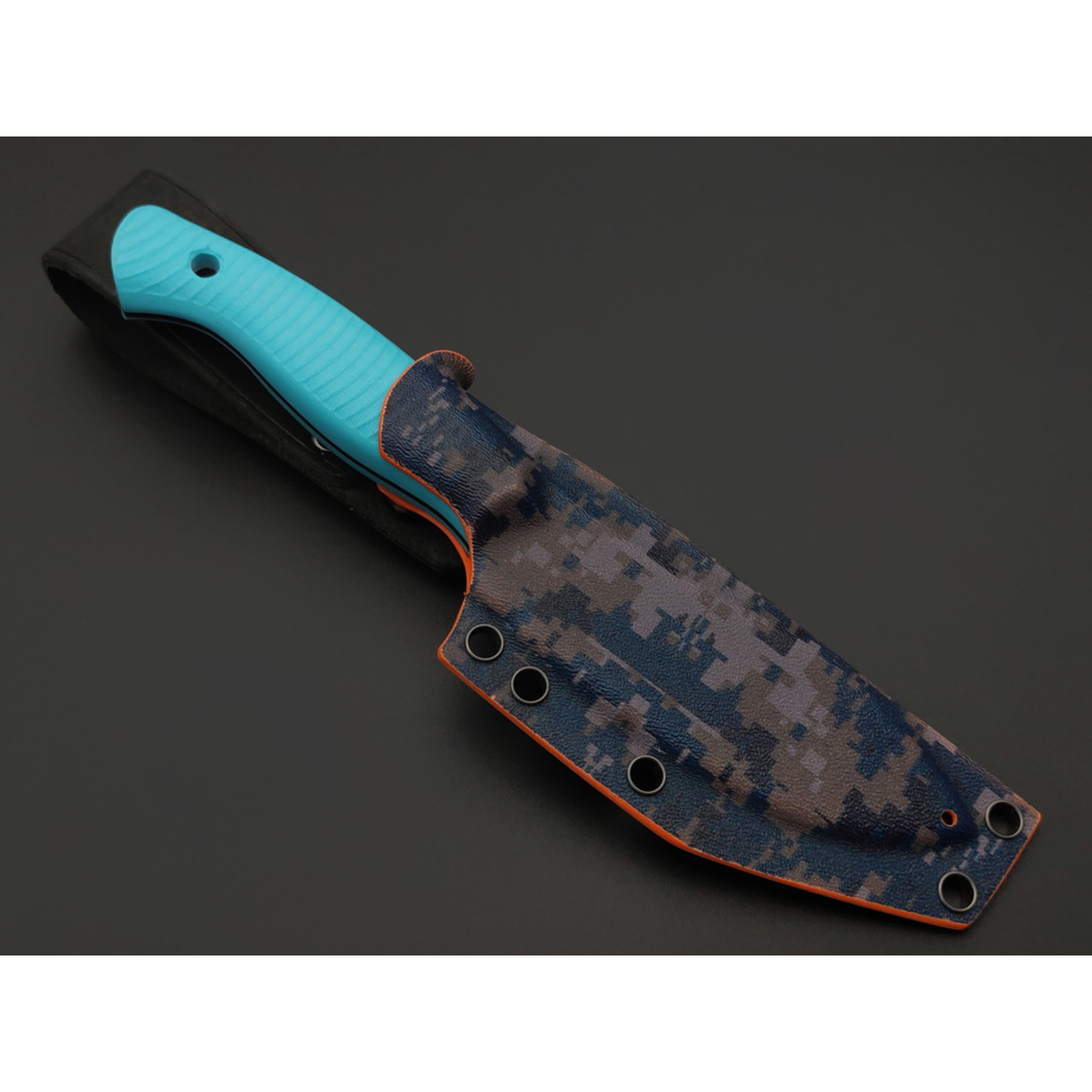 7 ножей нож Нессмук гибрид сталь N690 satin, спуски конвекс, рукоять G10 tiffany & black