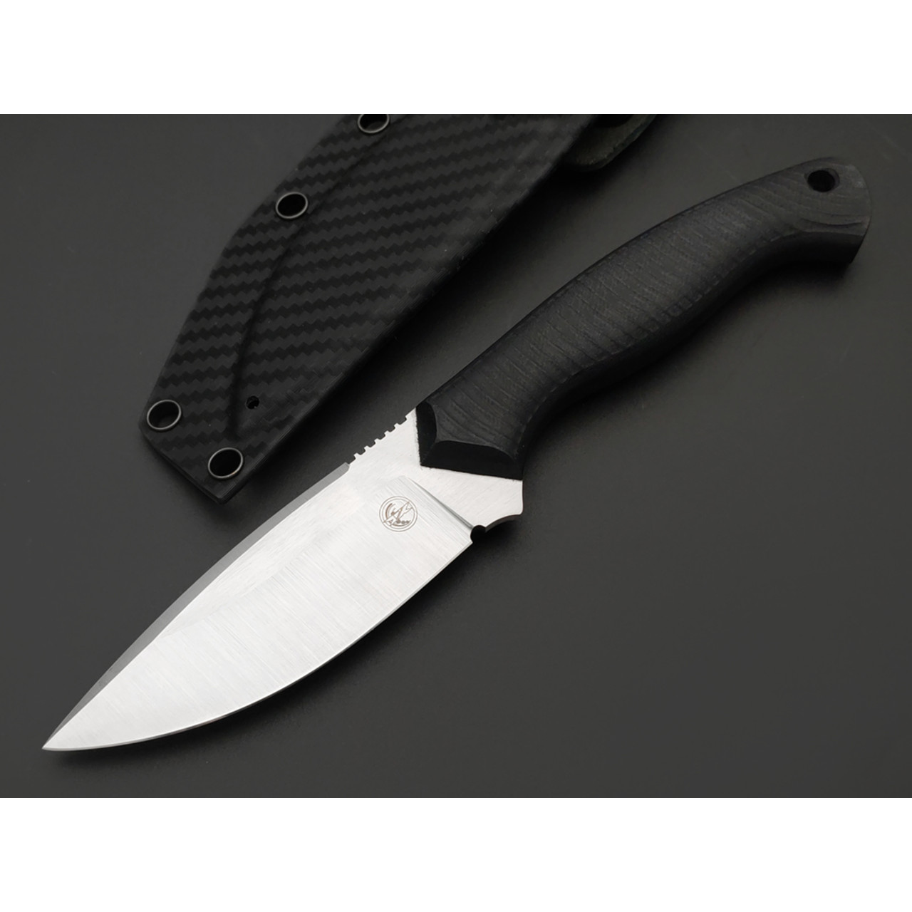 7 ножей нож Пиранья гибрид сталь Aus-10 satin, рукоять G10 black