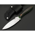 7 ножей нож Канадец сталь PGK satin, рукоять Carbon fiber, G10 green & black, мозаичный пин 7 ножей нож Канадец сталь PGK satin, рукоять Carbon fiber, G10 green & black, мозаичный пин