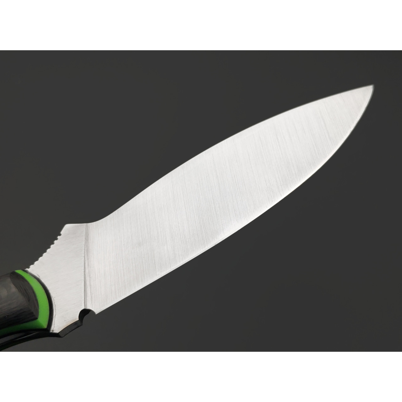 7 ножей нож Канадец сталь PGK satin, рукоять Carbon fiber, G10 green & black, мозаичный пин