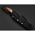 7 ножей нож Канадец сталь PGK satin, рукоять стаб. Кап клёна, G10 orange & black, мозаичный пин 7 ножей нож Канадец сталь PGK satin, рукоять стаб. Кап клёна, G10 orange & black, мозаичный пин
